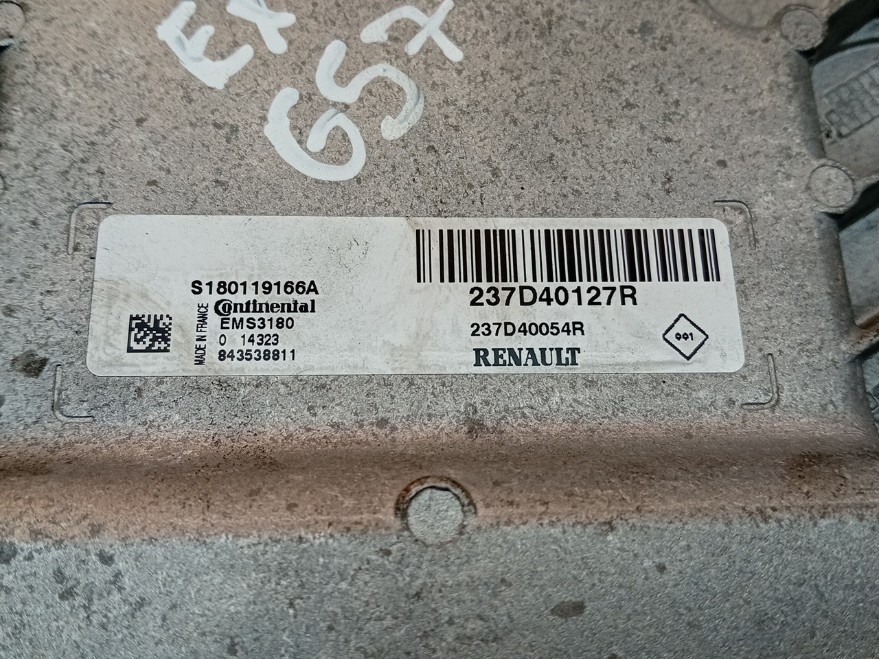 Engine control unit / ECU RENAULT Zoe (BFM_) Imagem-3