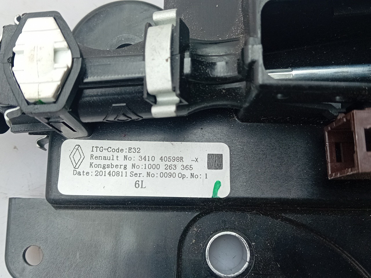 Selector de caja de cambios RENAULT Zoe (BFM_) Imagem-3