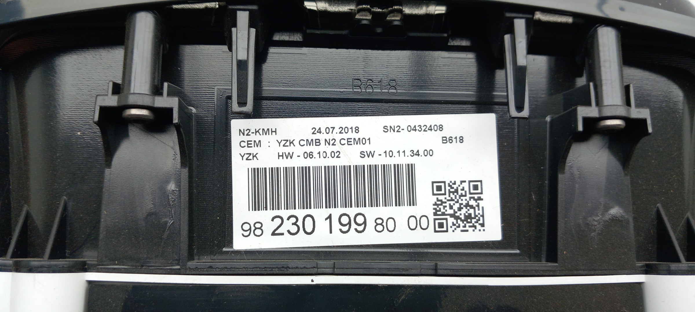 Quadrante / Cuadro de instrumentos CITROËN C3 III (SX) Imagem-2