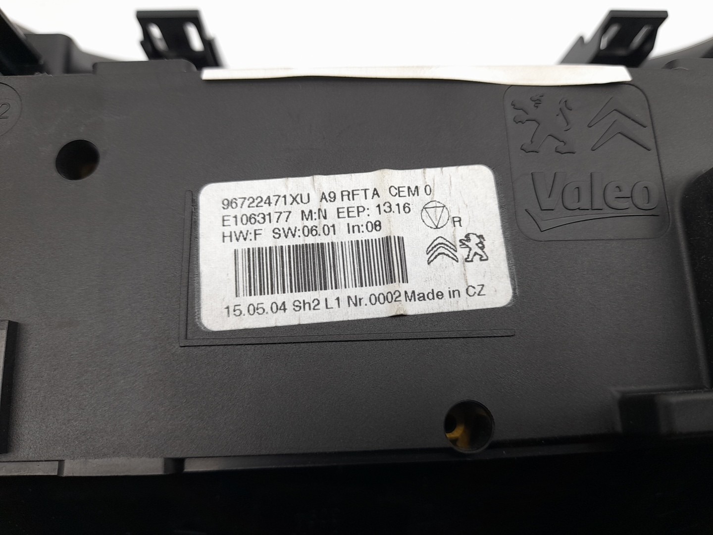 Botón / interruptor de aire acondicionado PEUGEOT 2008 I (CU_) Imagem-7