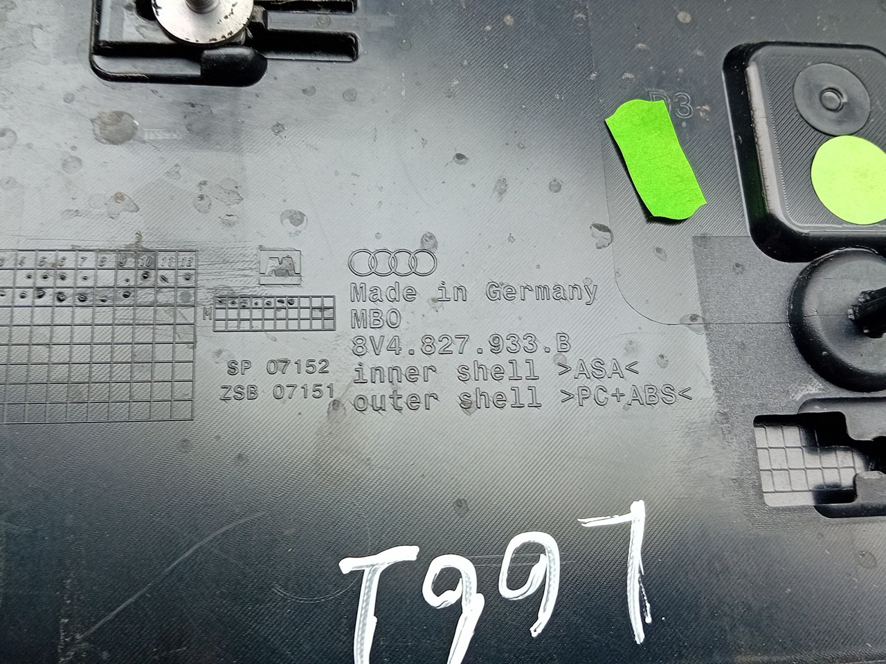 Spoiler / aileron da tampa da mala AUDI A3 Sportback (8VA, 8VF) Imagem-3