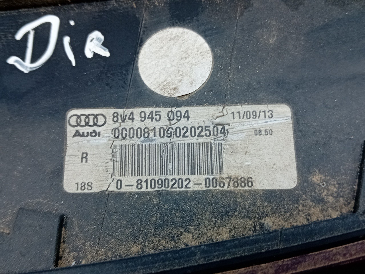 Right Tailgate light AUDI A3 Sportback (8VA, 8VF) Imagem-3