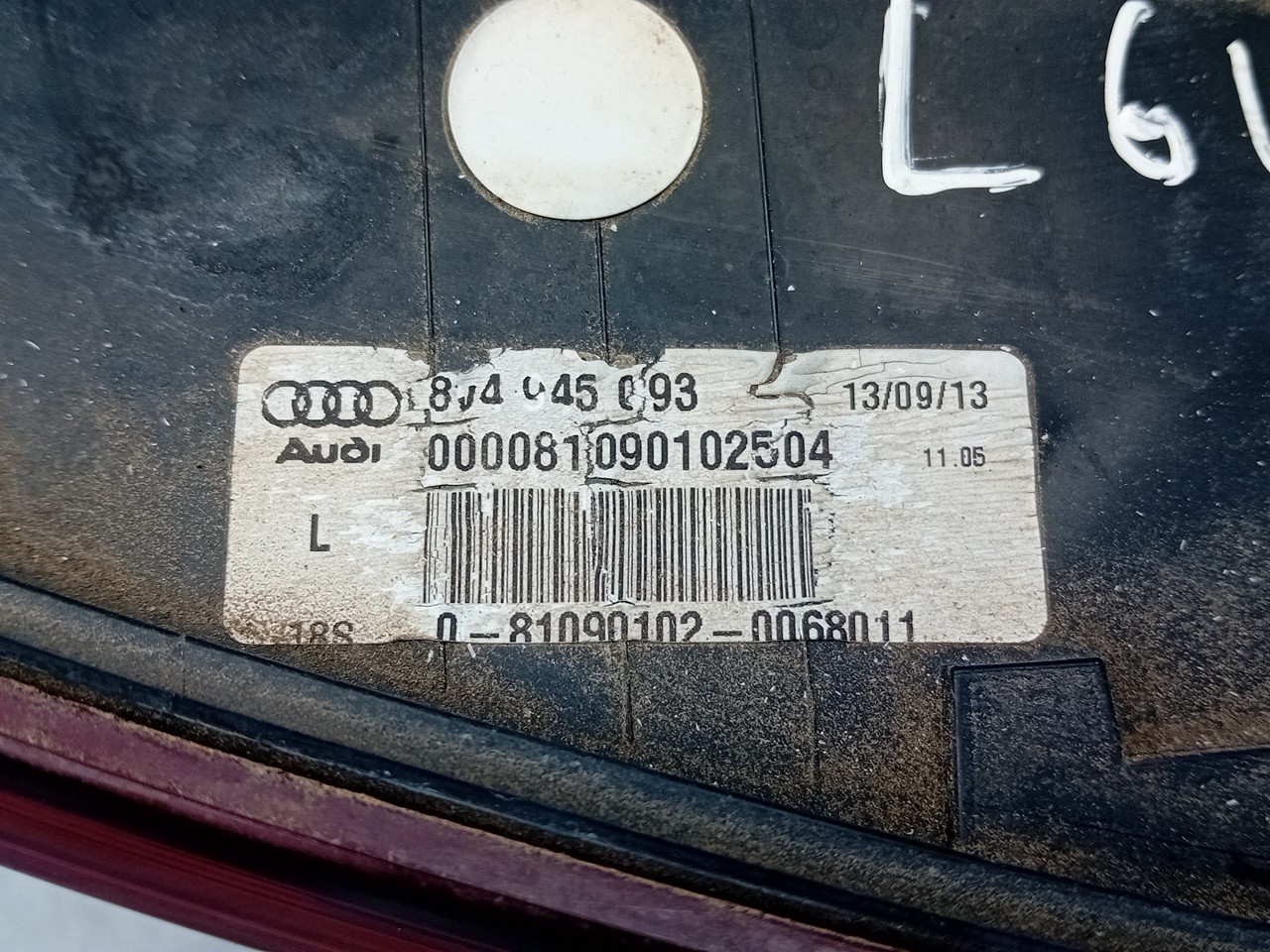 Feu de coffre Gauche AUDI A3 Sportback (8VA, 8VF) Imagem-3