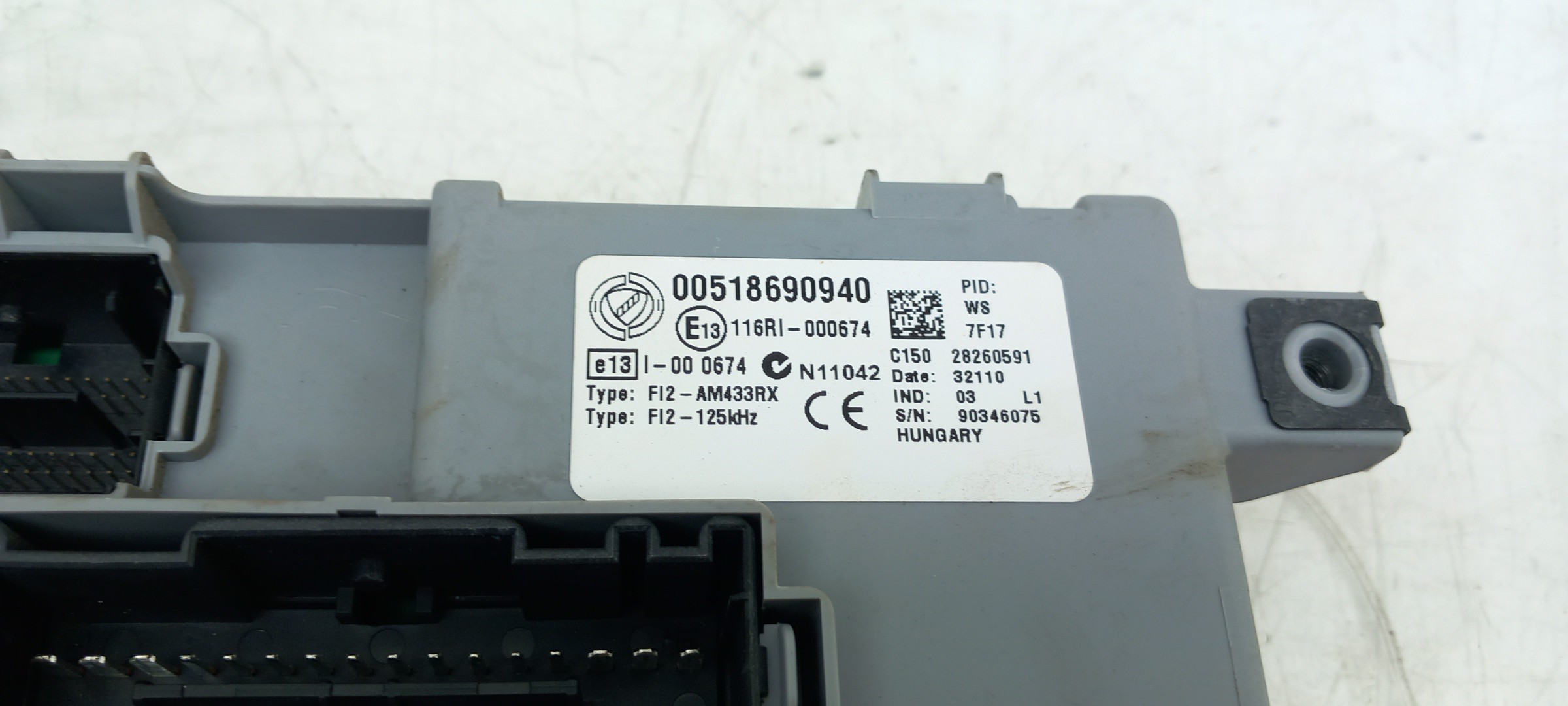 Scatola fusibili / SAM / BSI FIAT Punto Evo (199_) Imagem-1