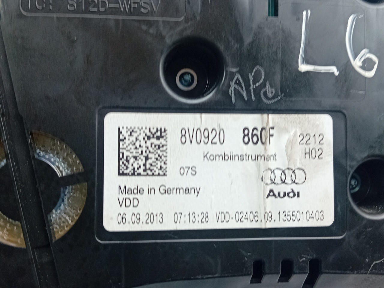 Quadrante / painel de instrumentos AUDI A3 Sportback (8VA, 8VF) Imagem-3