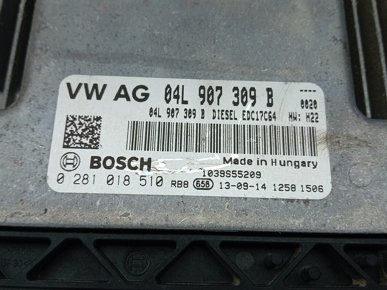 Engine control unit / ECU AUDI A3 Sportback (8VA, 8VF) Imagem-3