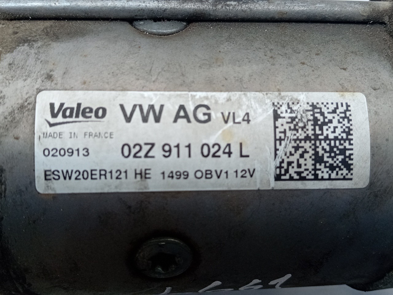 Starter Motor AUDI A3 Sportback (8VA, 8VF) Imagem-3
