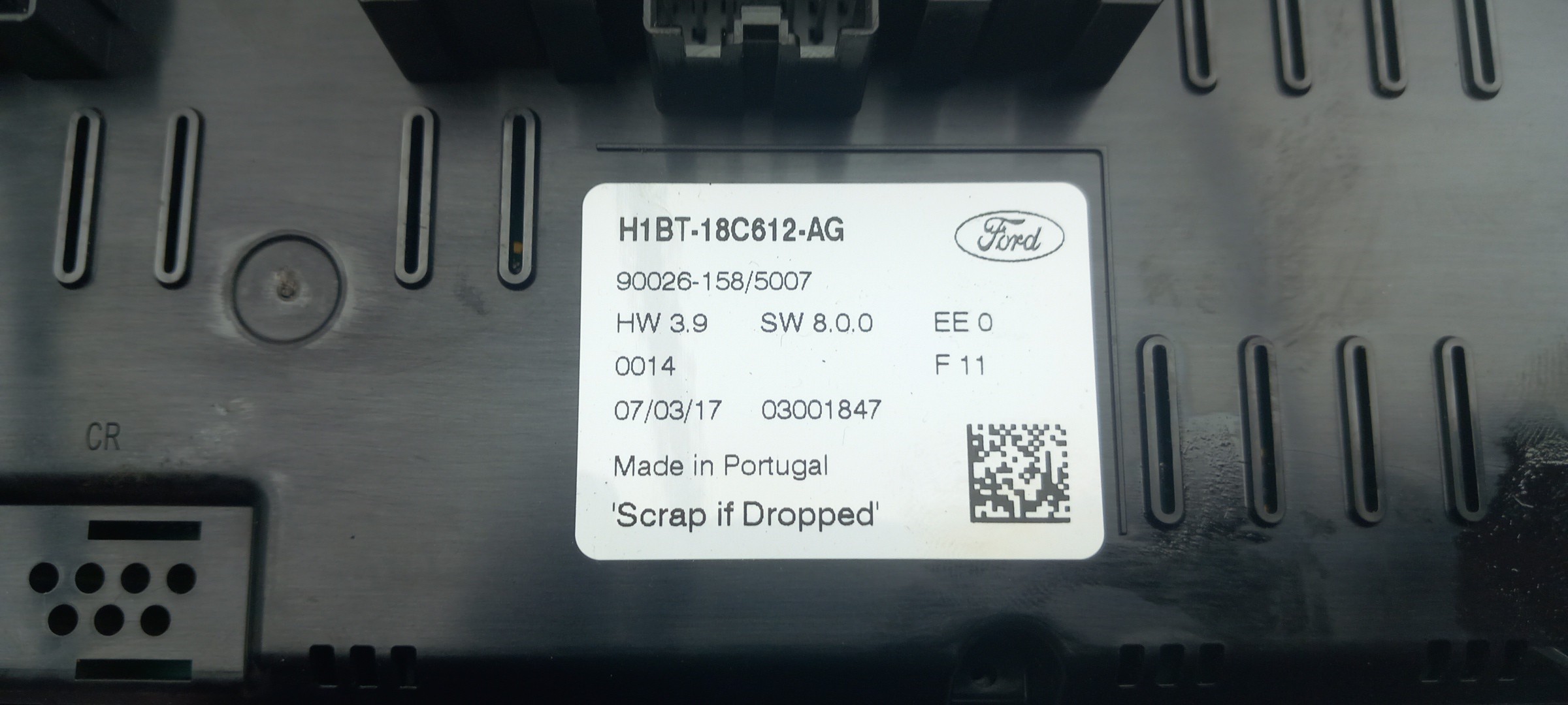 Bouton / interrupteur climatisation FORD Fiesta VII (HJ, HF) Imagem-3