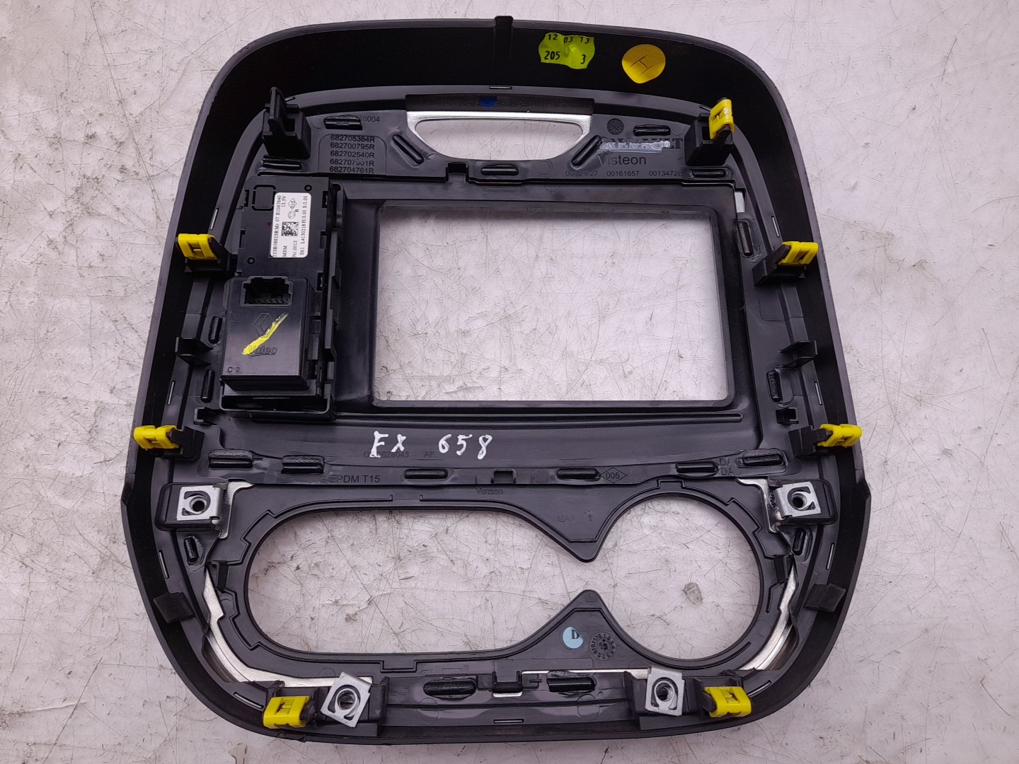 Moldura consola central / radio / aro RENAULT Captur (J5_) Imagem-1