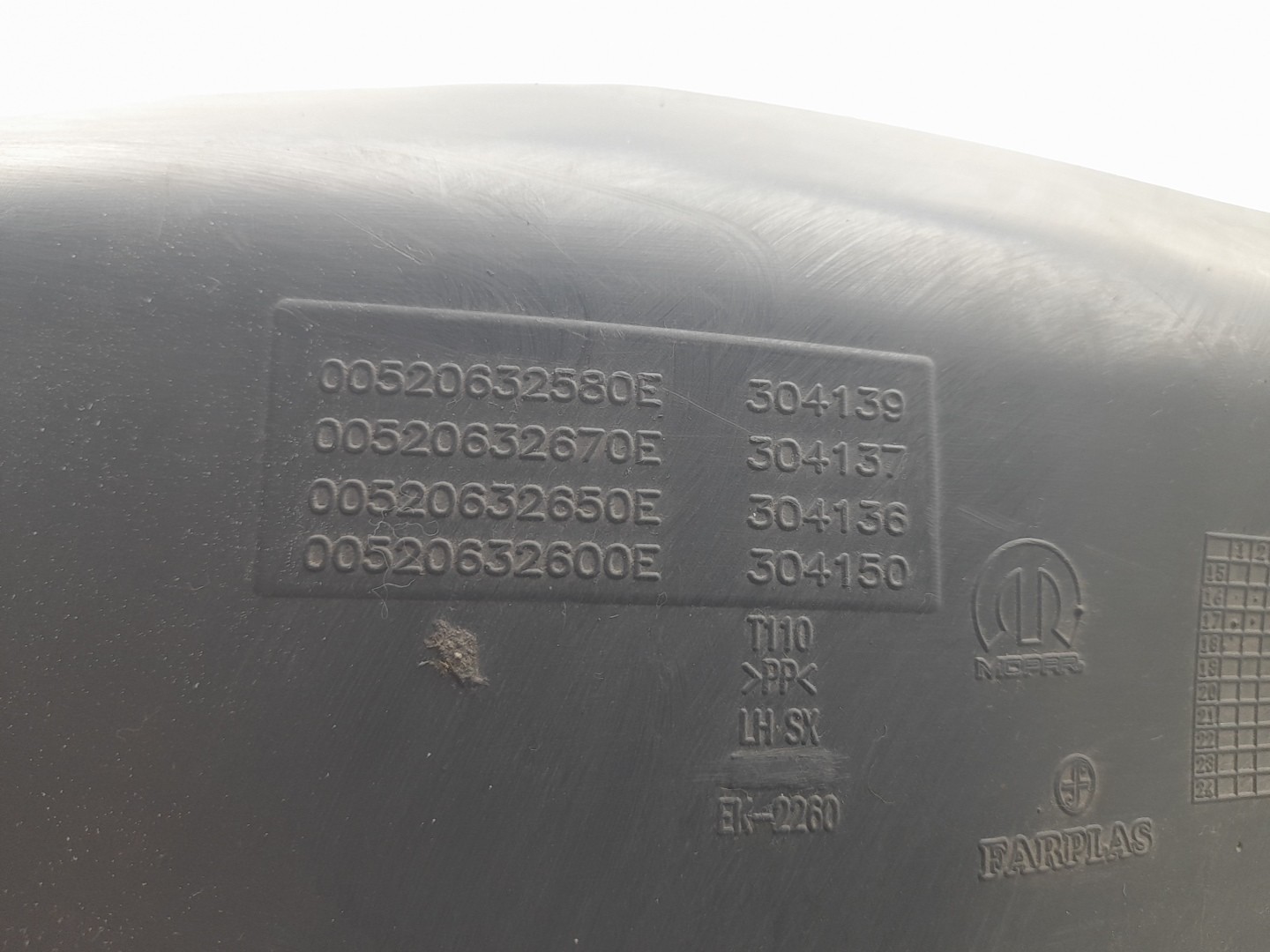 Passaruota anteriore sinistro FIAT Tipo Sedan (356_) Imagem-3