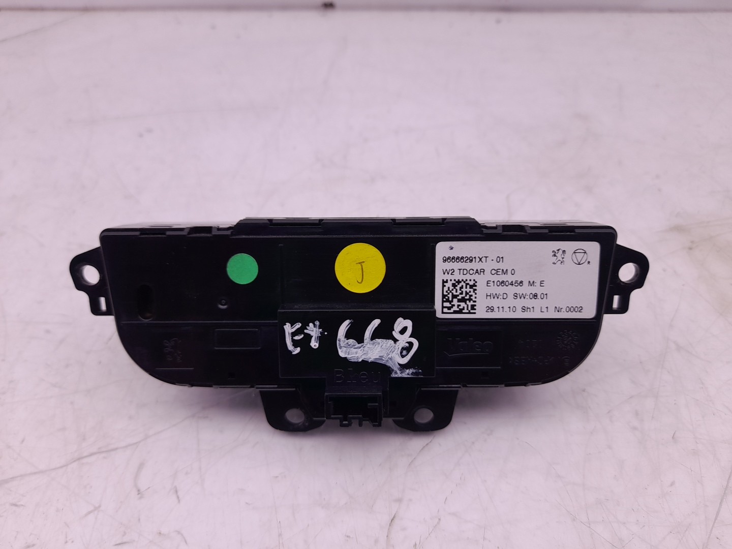 Botón / interruptor de aire acondicionado PEUGEOT 508 SW Imagem-1