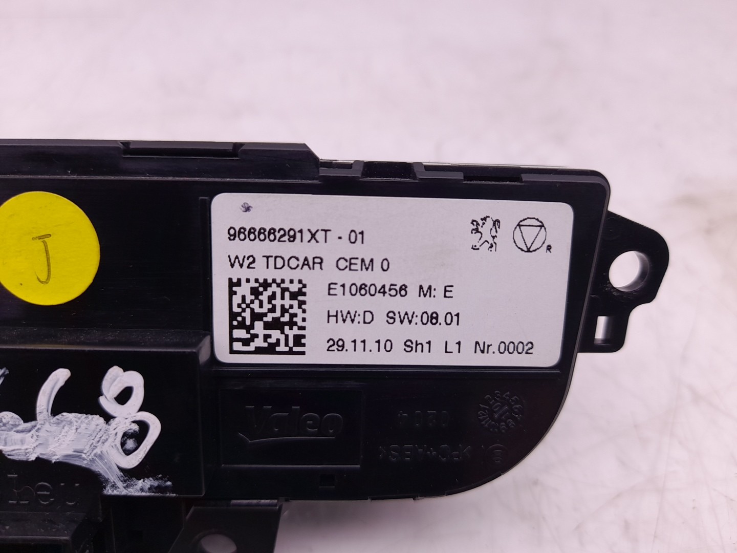 Botón / interruptor de aire acondicionado PEUGEOT 508 SW Imagem-2