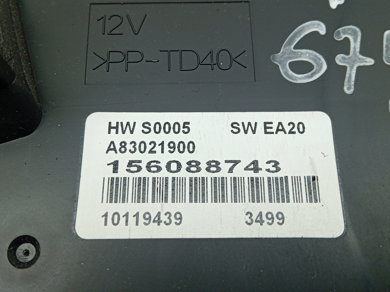 Botão / interruptor do AC ALFA ROMEO Mito (955_) Imagem-4