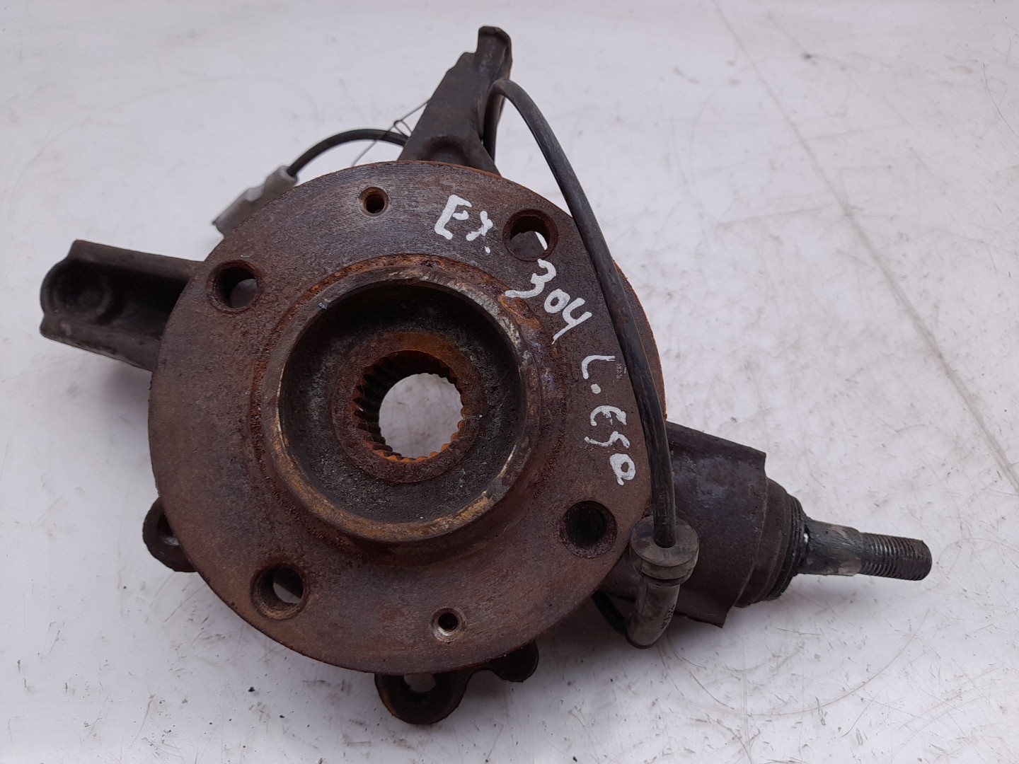 Left front steering knuckle