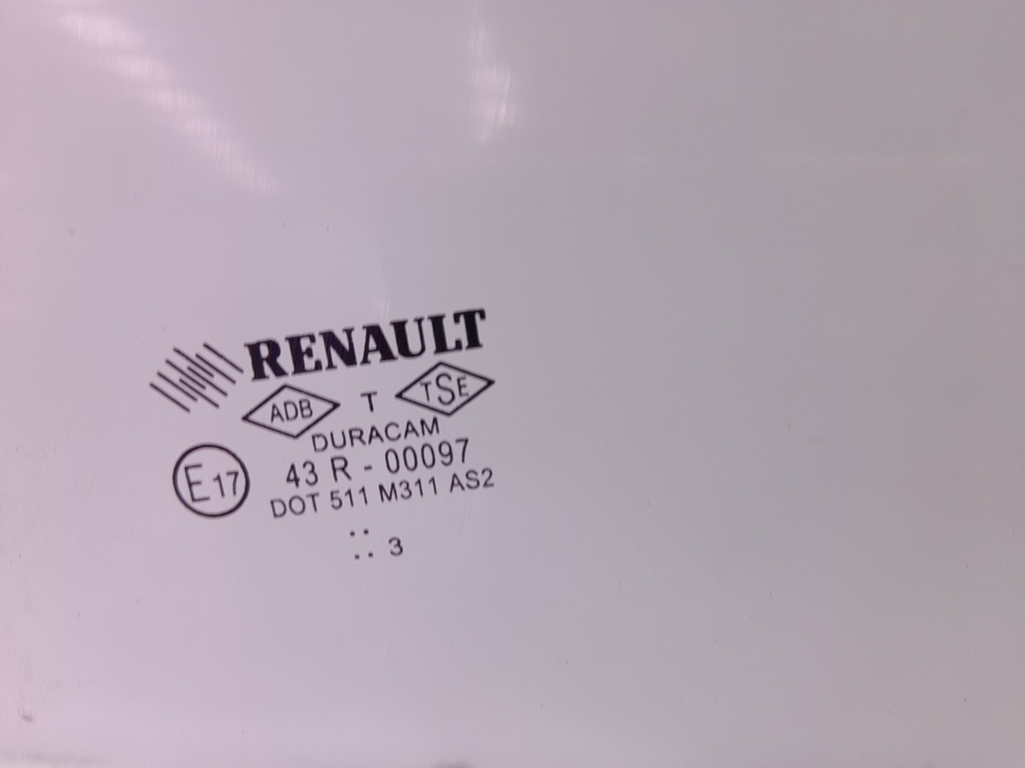 Left rear door glass RENAULT Clio IV (BH_) Imagem-1