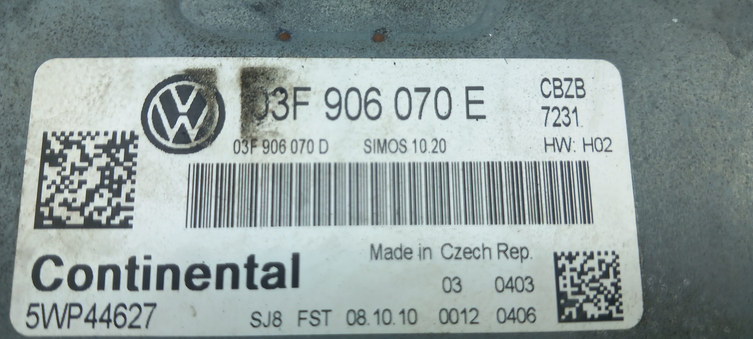 Centralina motor / ECU VOLKSWAGEN Polo (6R, 6C) Imagem-3