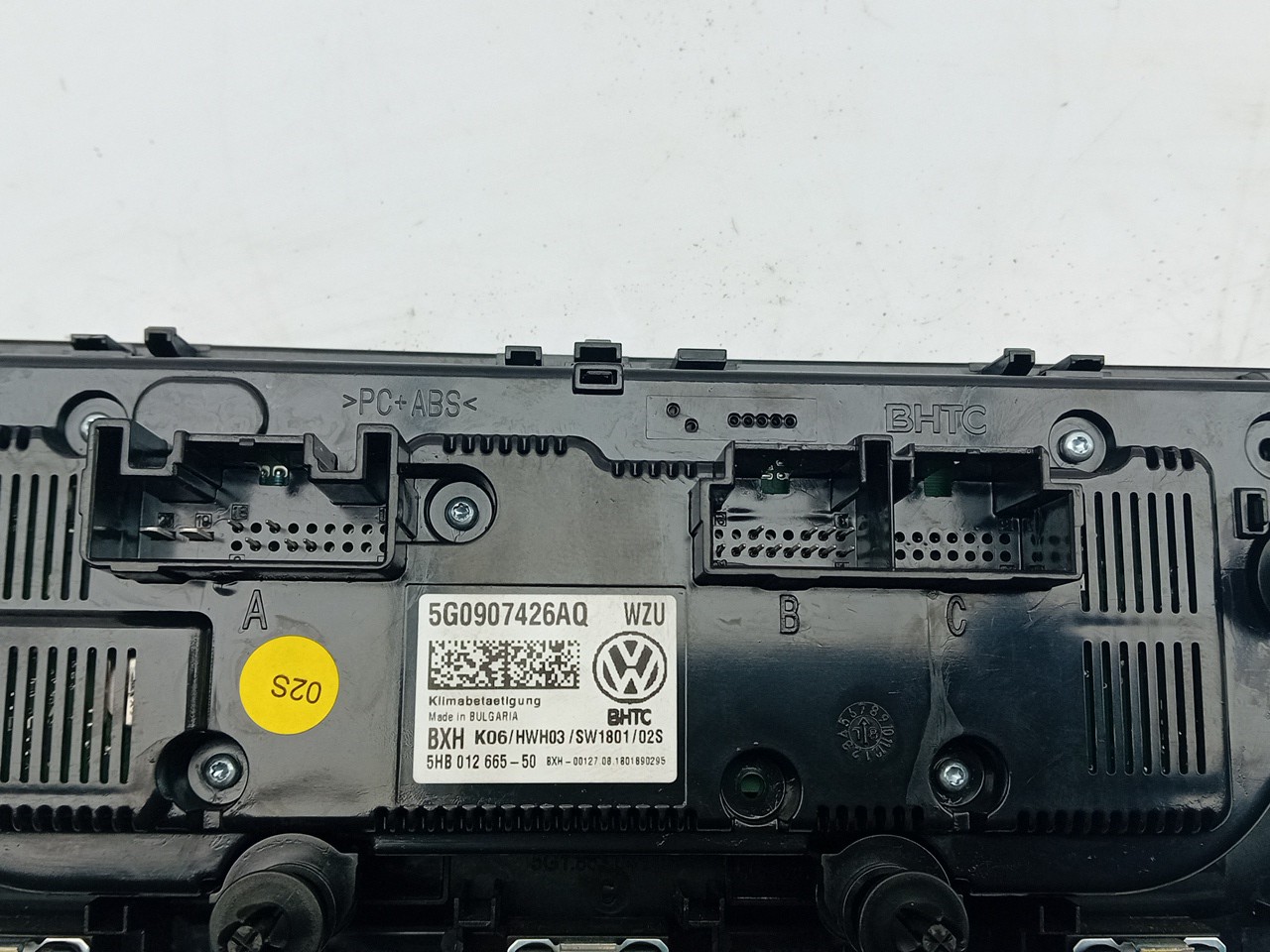 Botão / interruptor do AC VOLKSWAGEN Golf VII (5G1, BQ1, BE1, BE2) Imagem-2
