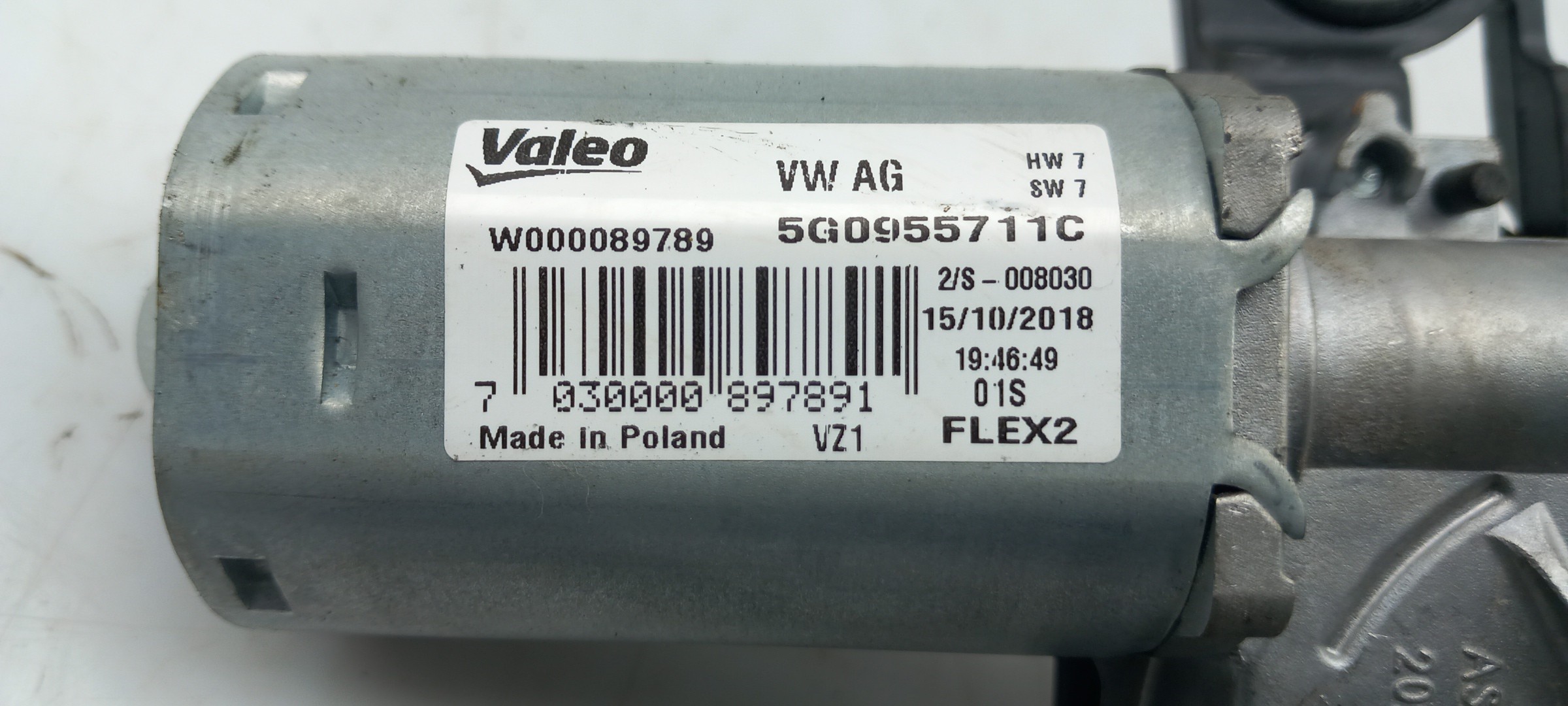Rear Wiper Motor VOLKSWAGEN Golf VII (5G1, BQ1, BE1, BE2) Imagem-3