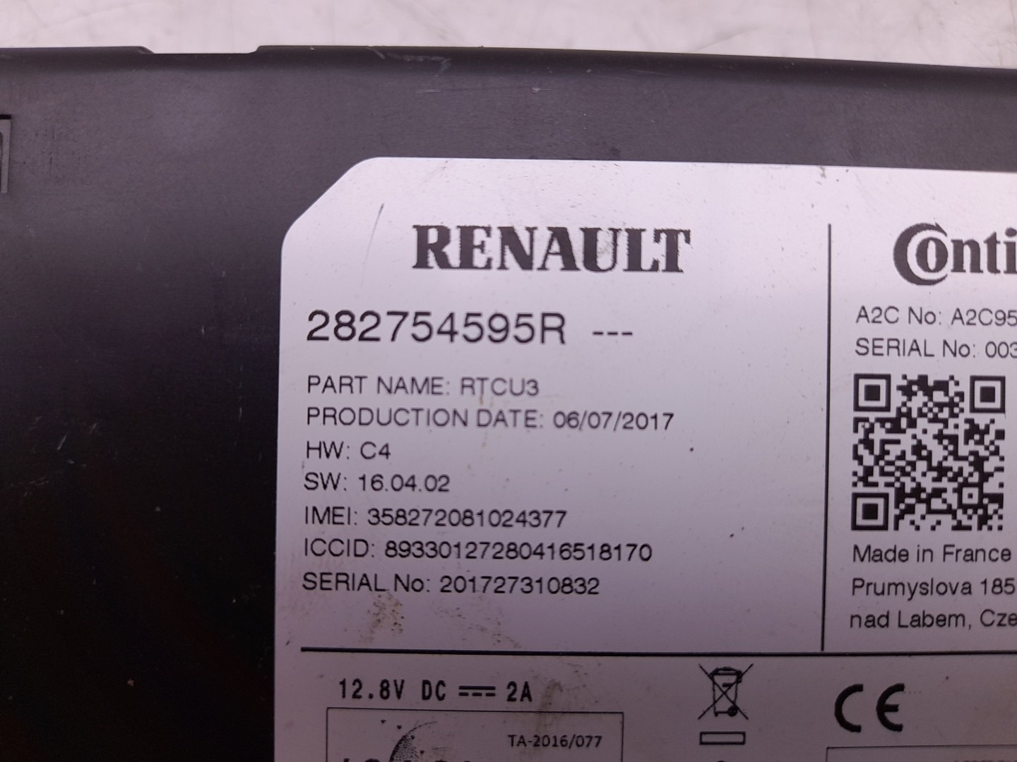 Module générique RENAULT Megane IV (B9A/M_) Imagem-3