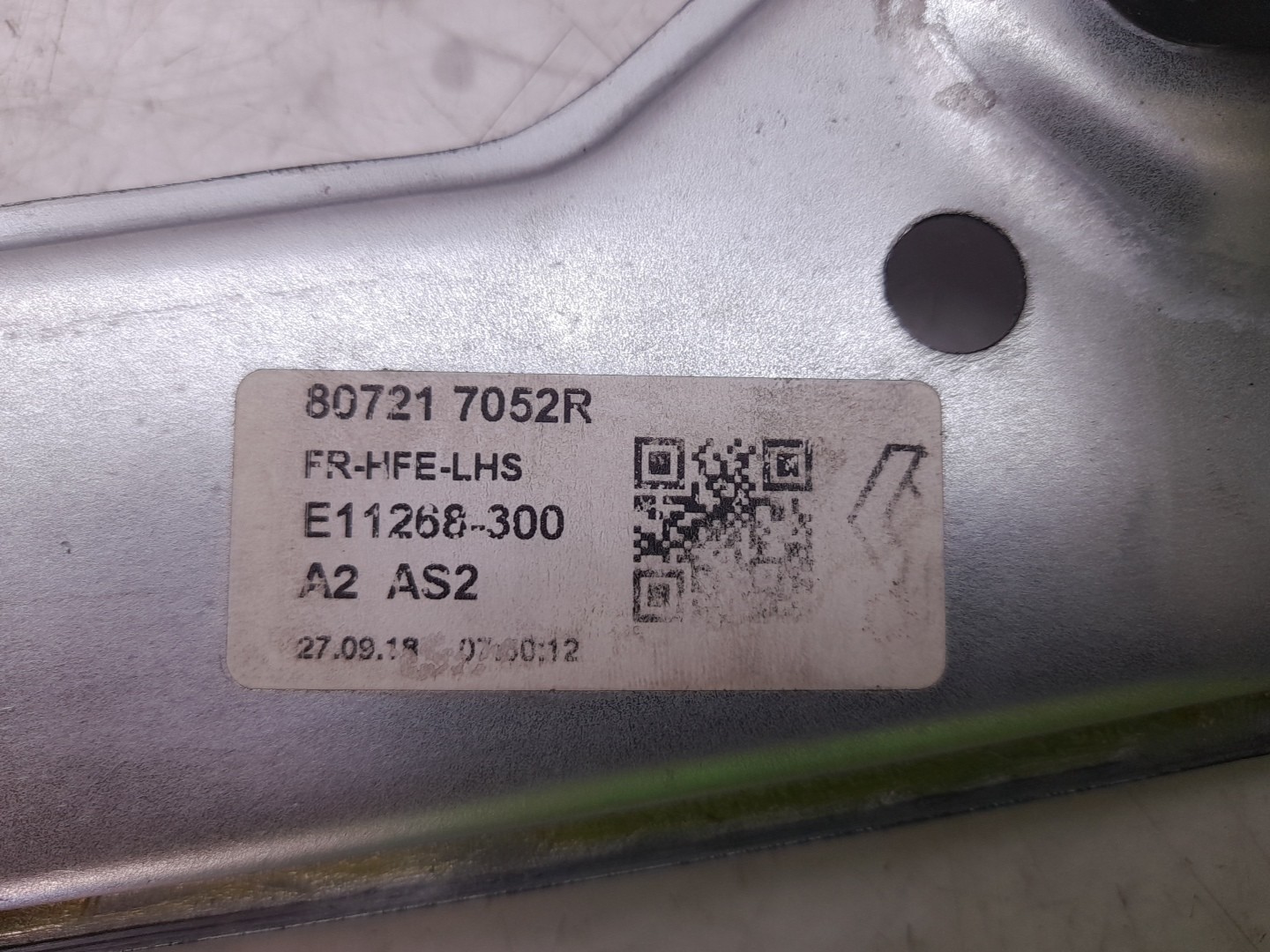 Left front window regulator RENAULT Kadjar (HA_, HL_) Imagem-2