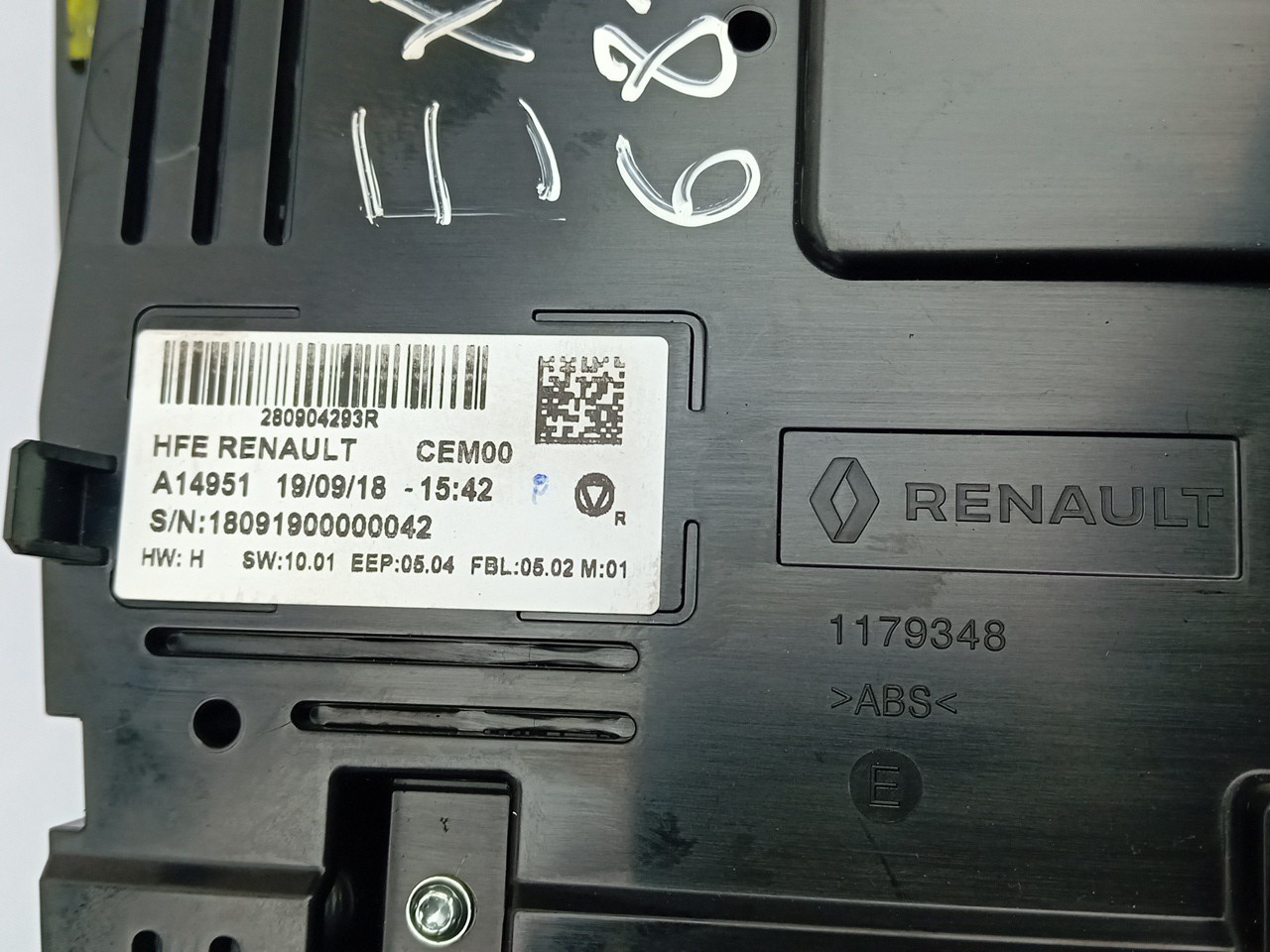 Display / ecrã de informações RENAULT Kadjar (HA_, HL_) Imagem-5
