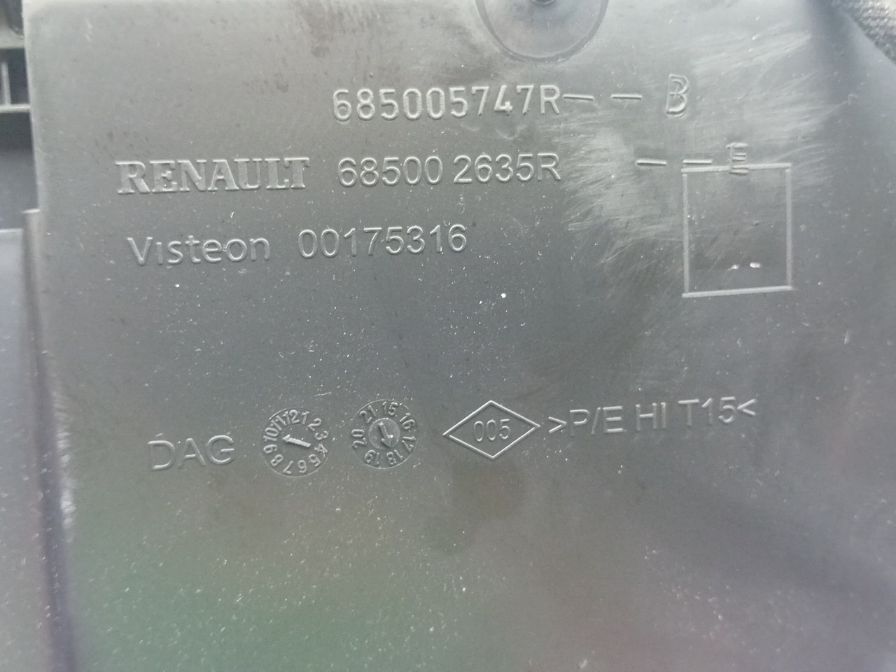 Porta luvas RENAULT Kadjar (HA_, HL_) Imagem-2