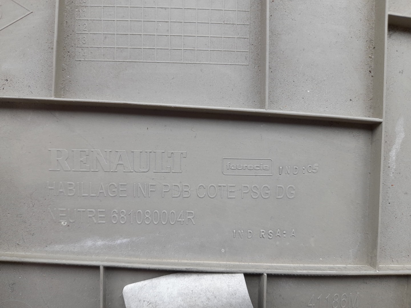 Porta luvas RENAULT Scénic III (JZ0/1_) Imagem-3