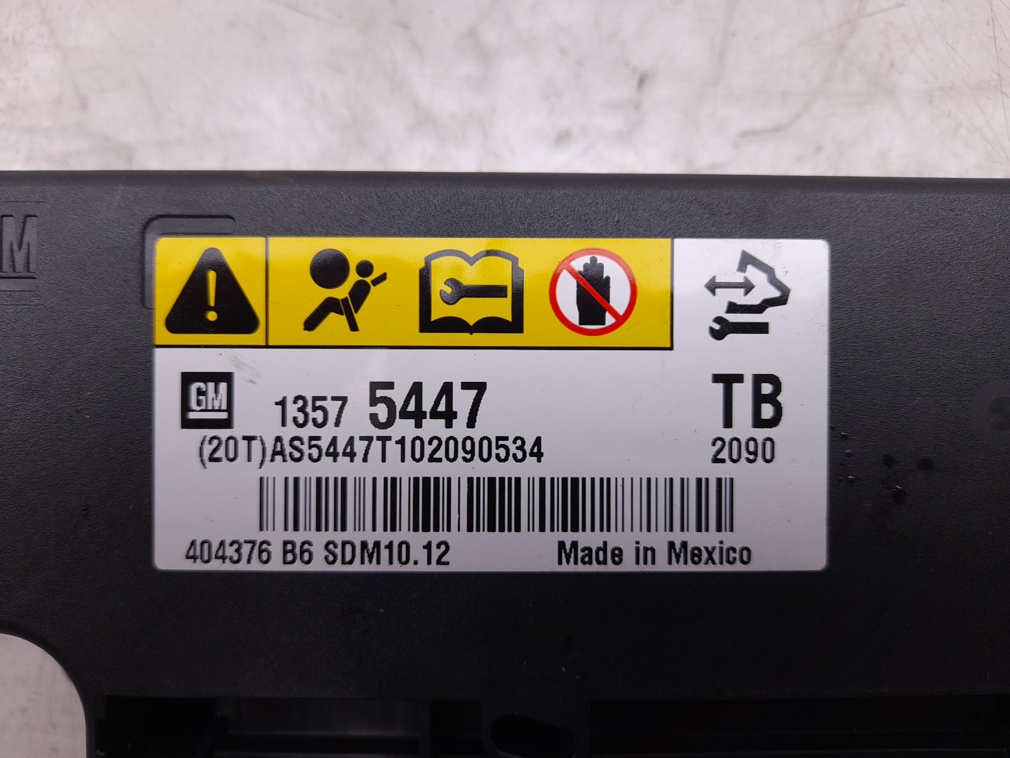 Centralina airbag OPEL Insignia A (G09) Imagem-3