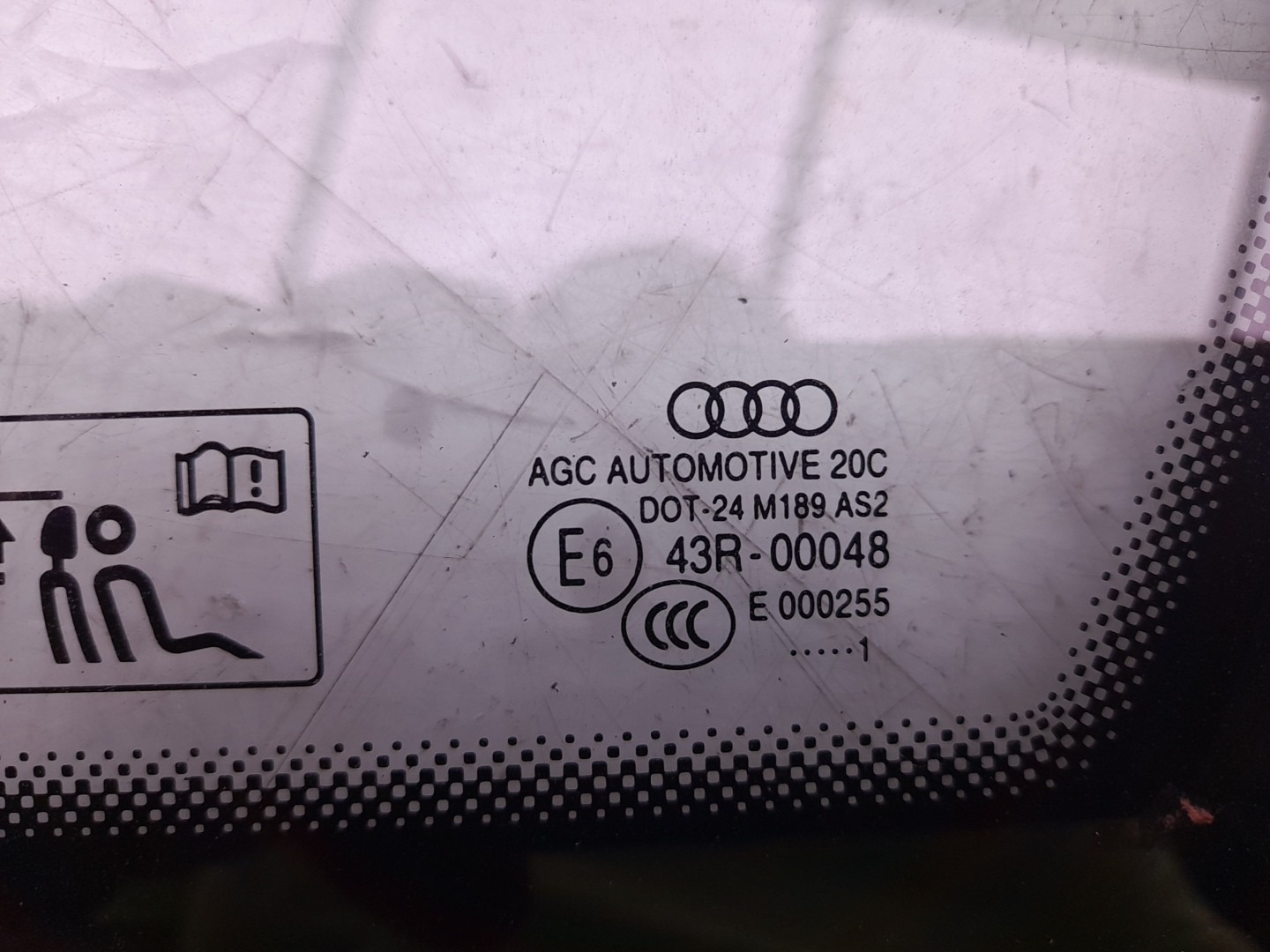 Vidrio puerta Delantero Izquierdo AUDI A4 (8K2, B8) Imagem-2