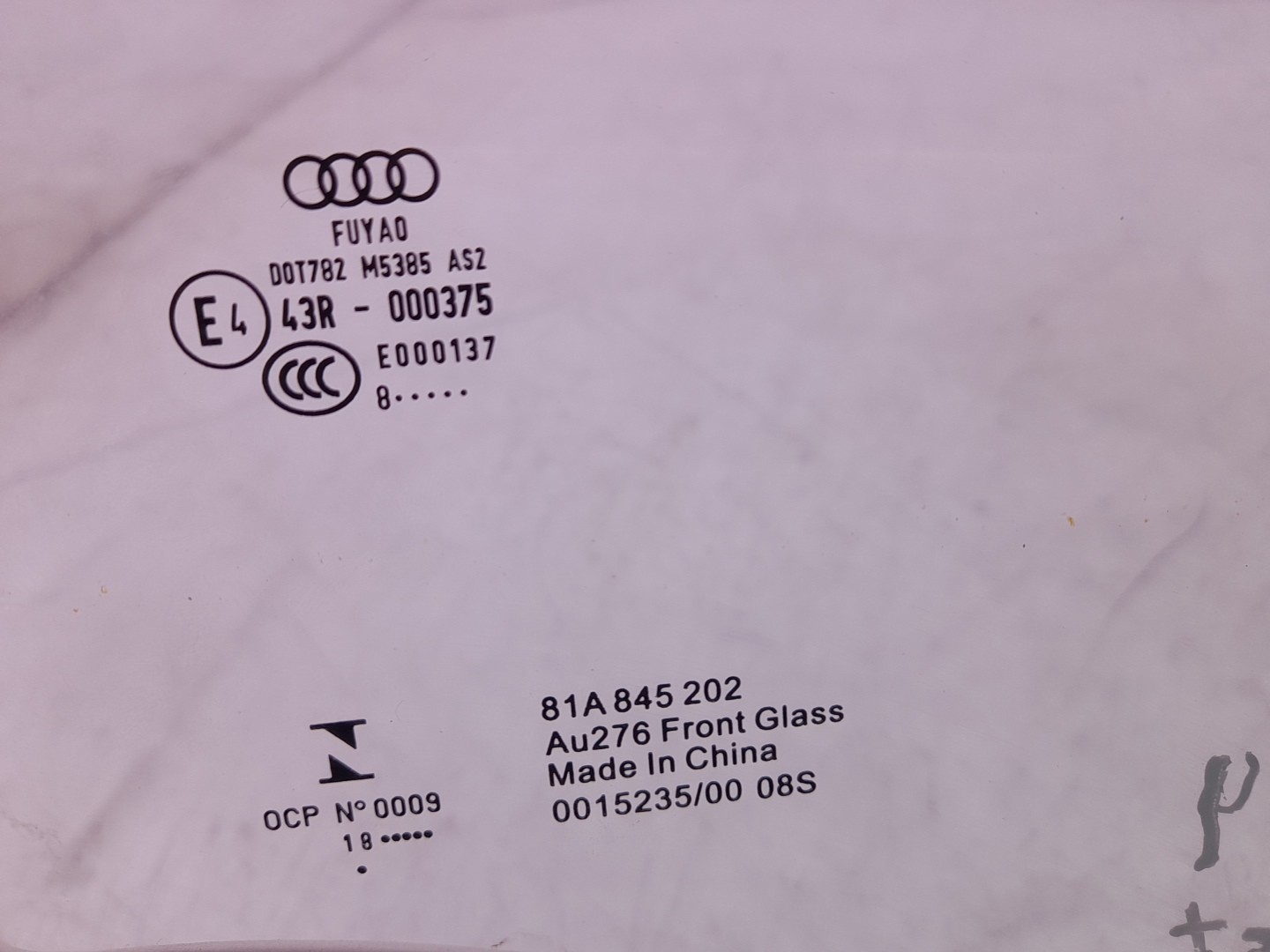 Vitre porte avant Droite AUDI Q2 (GA) Imagem-1