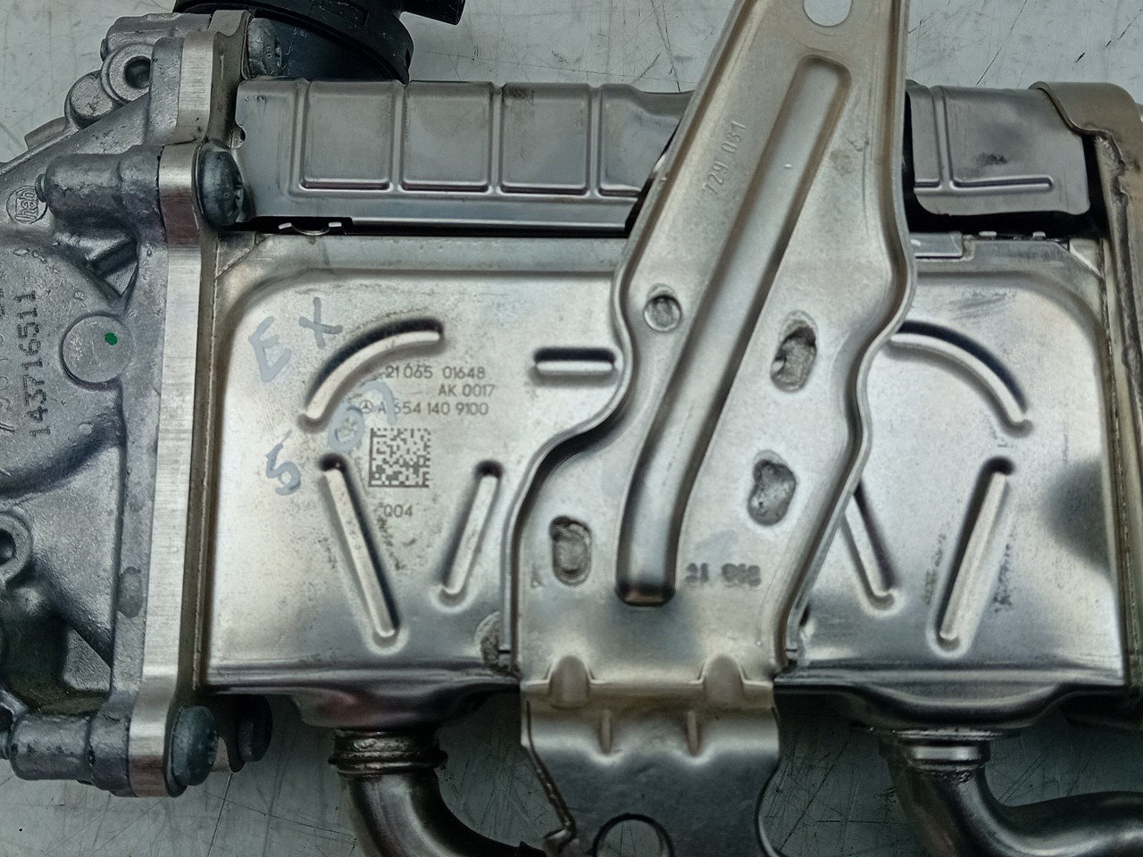 EGR gas radiator MERCEDES-BENZ Classe C Coupé (C205) Imagem-2