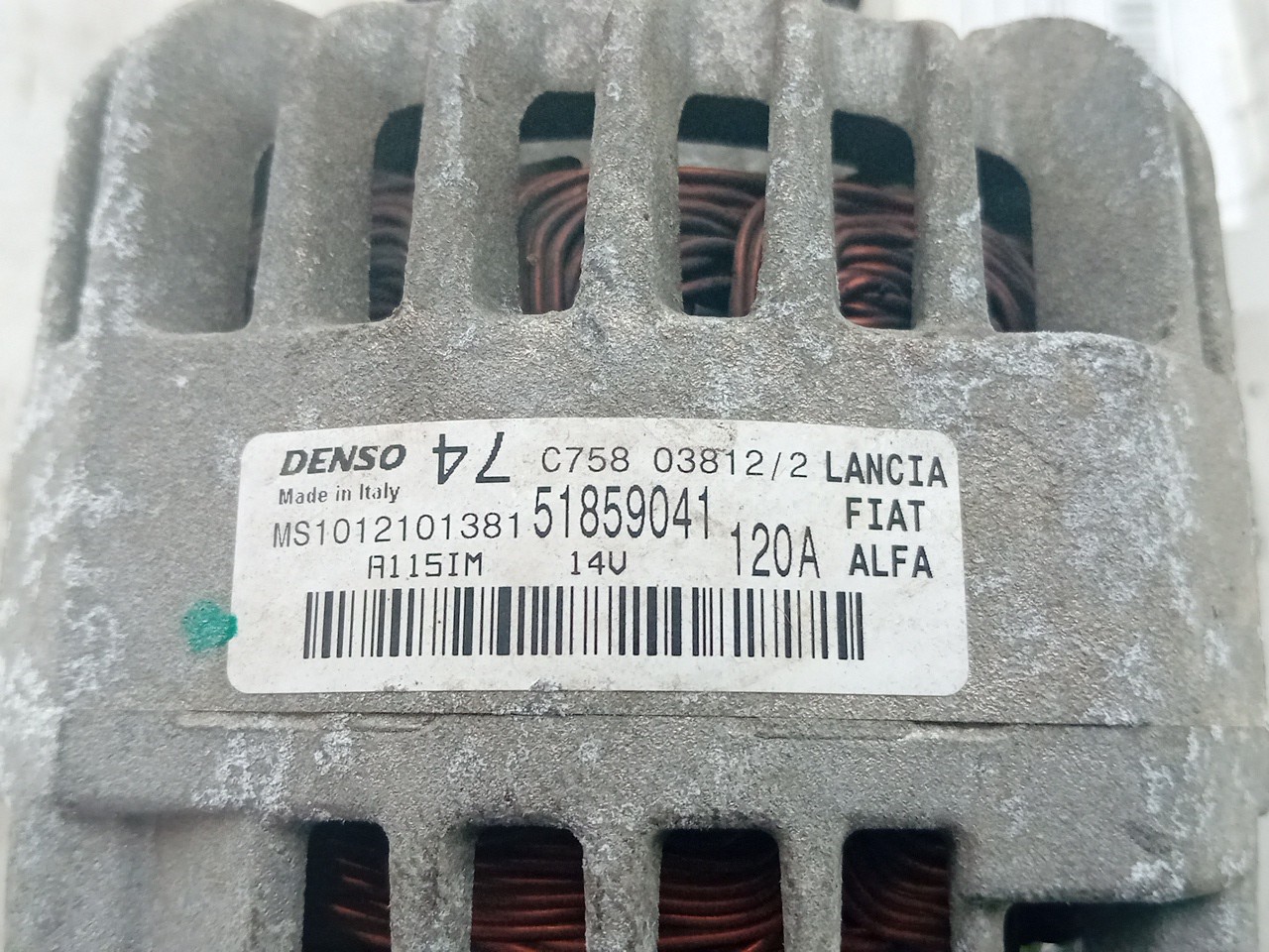 Alternador FIAT 500 (312_) Imagem-3