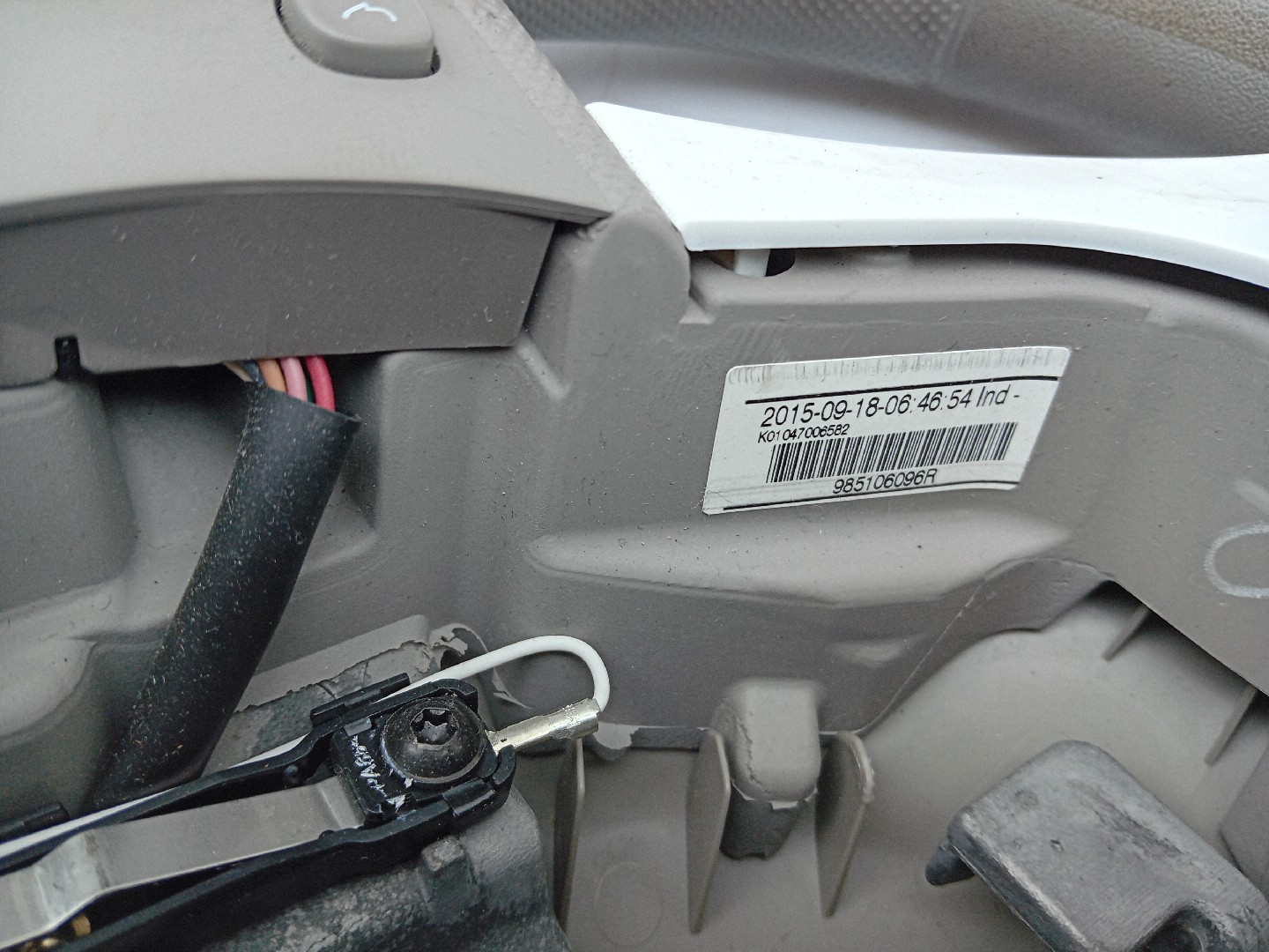 Steering wheel RENAULT Zoe (BFM_) Imagem-3