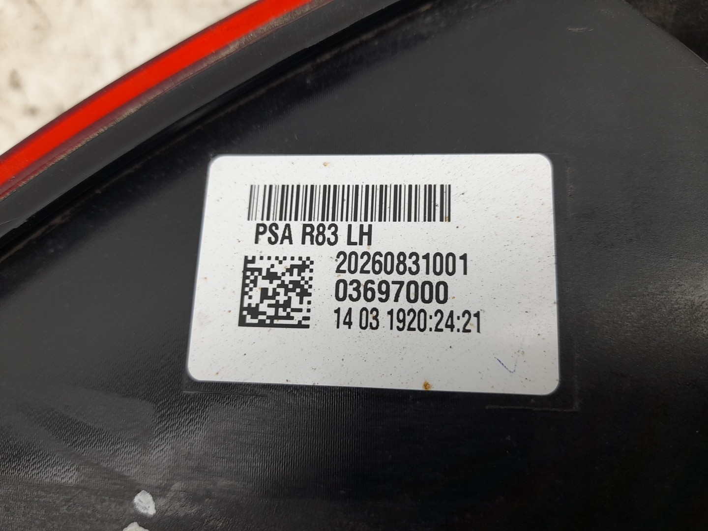 Left Tailgate light  PEUGEOT 508 SW II Imagem-3