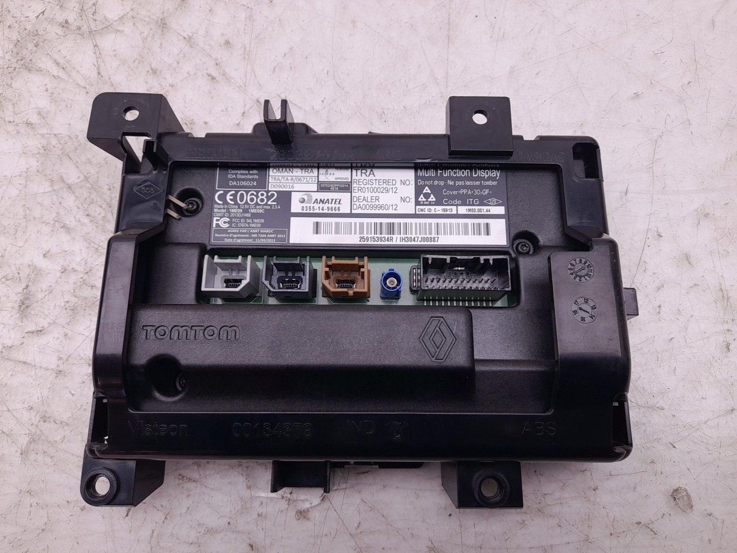 Display Monitor RENAULT Captur (J5_) Imagem-2