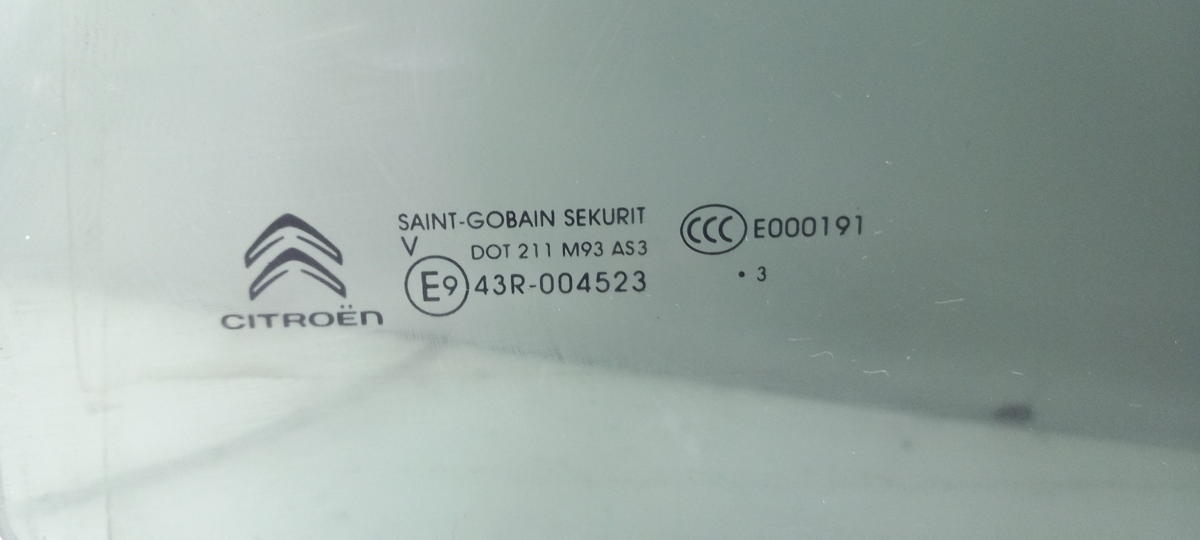 Vidro porta trás esquerdo CITROËN C4 Grand Picasso II (DA_, DE_) Imagem-1