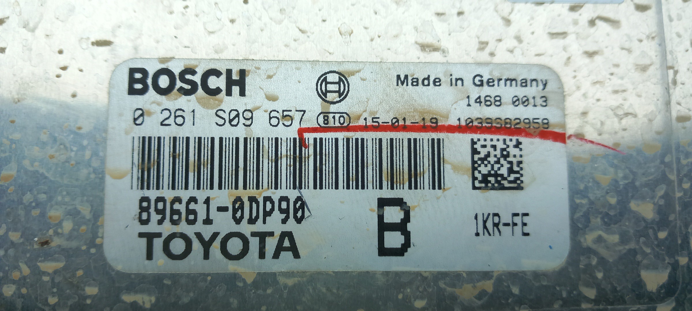 Centralina motor / ECU TOYOTA Yaris (_P13_) Imagem-4