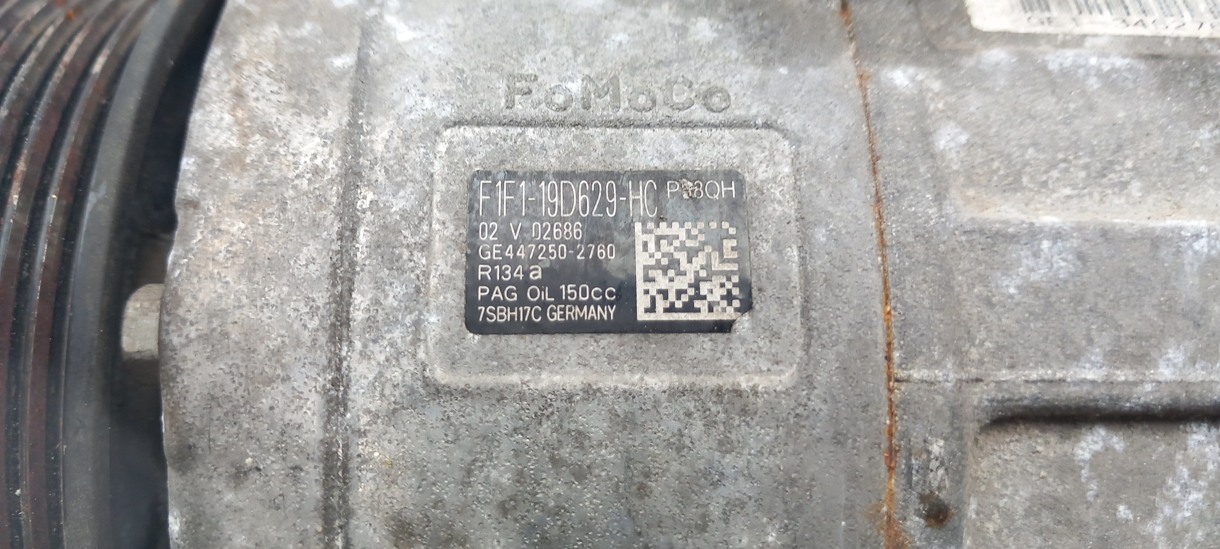 Compressor AC FORD Transit Connect II (V408) Imagem-3