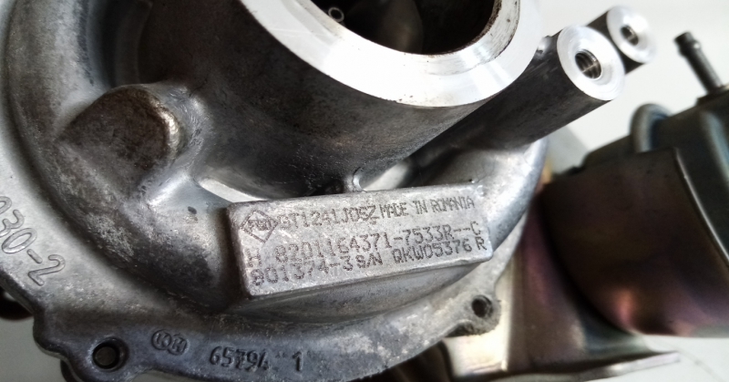 Turbocharger  RENAULT Captur (J5_) Imagem-2