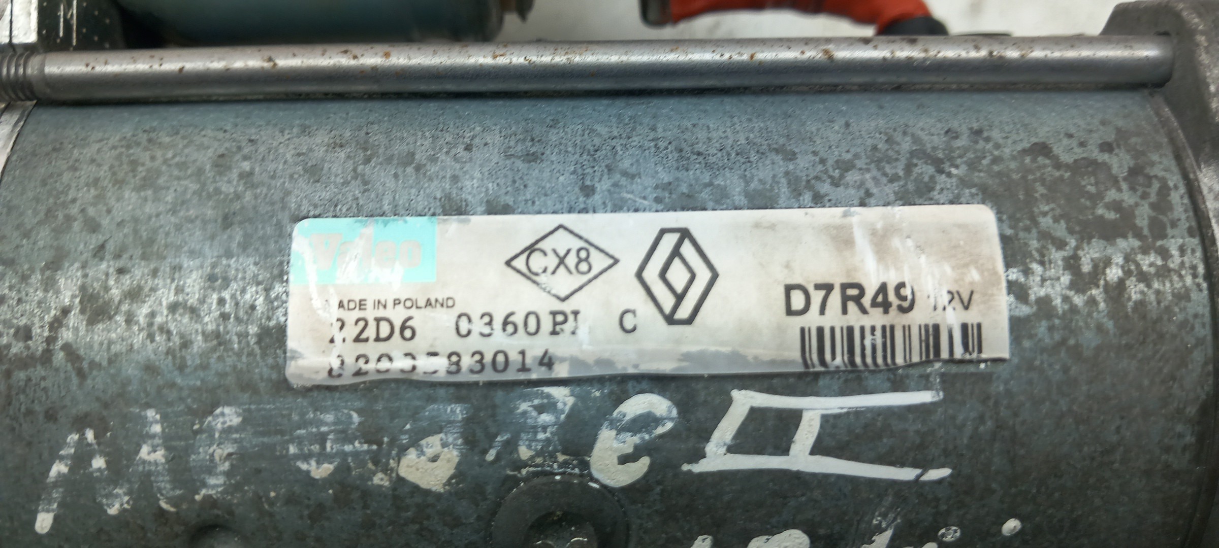 Motor de arranque RENAULT Laguna II (BG0/1_) Imagem-3