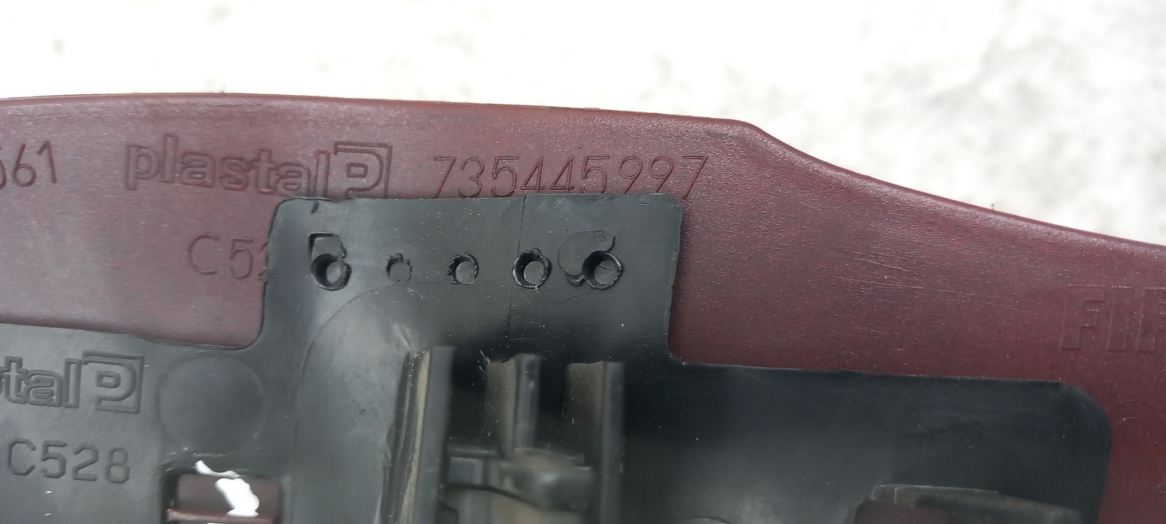 Cornice console centrale / radio / anello FIAT 500 (312_) Imagem-4