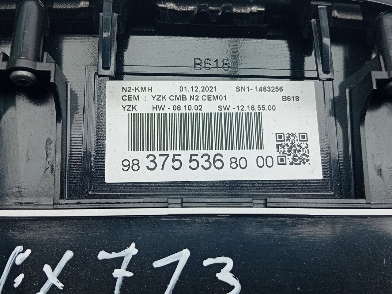 Instrument cluster CITROËN C3 III (SX) Imagem-4