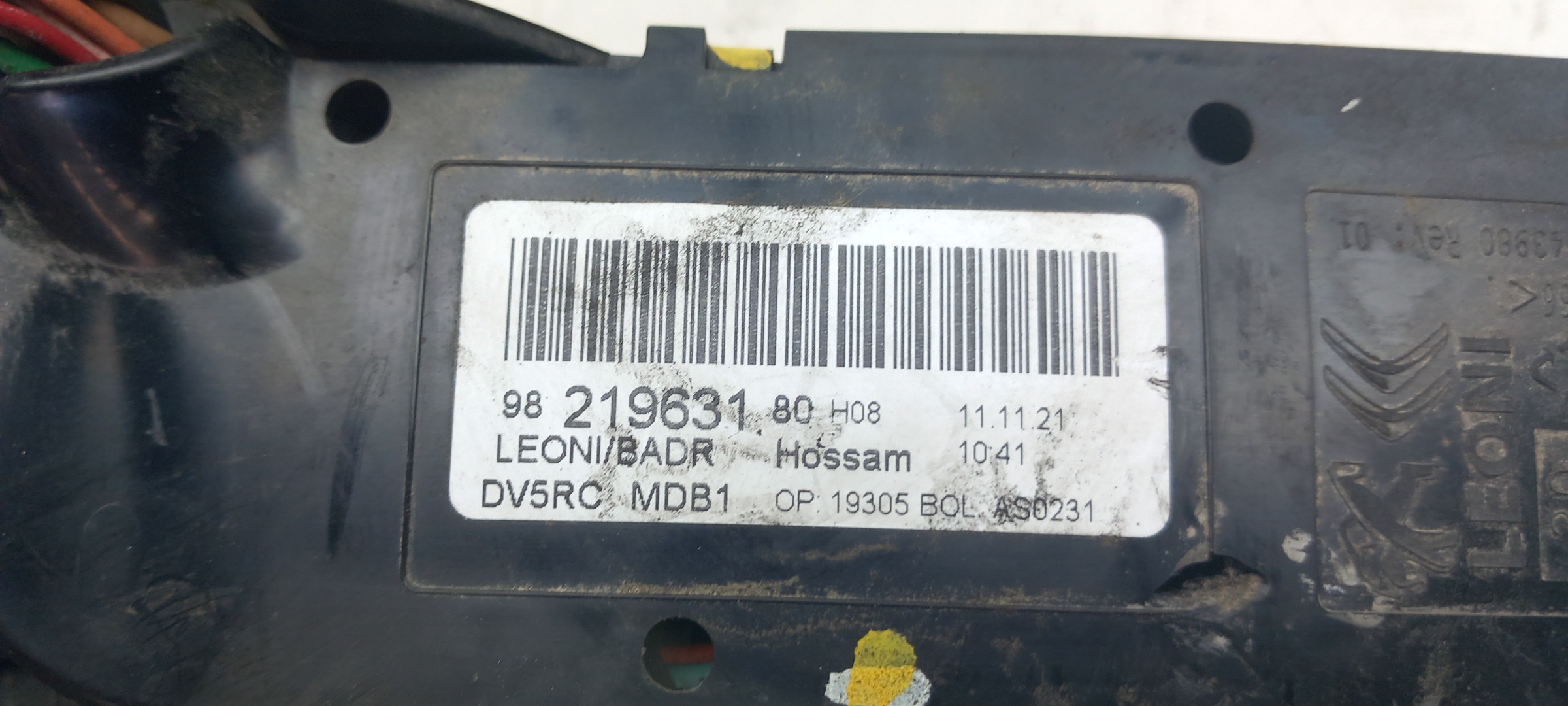Instalación eléctrica del motor / cableado motor CITROËN C3 III (SX) Imagem-3
