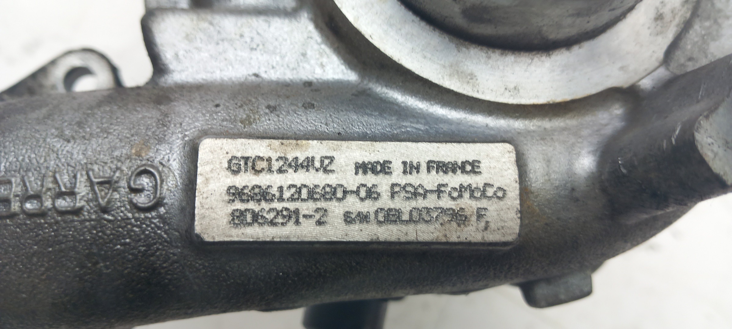 Turbocharger  PEUGEOT 3008 I (0U_) Imagem-3