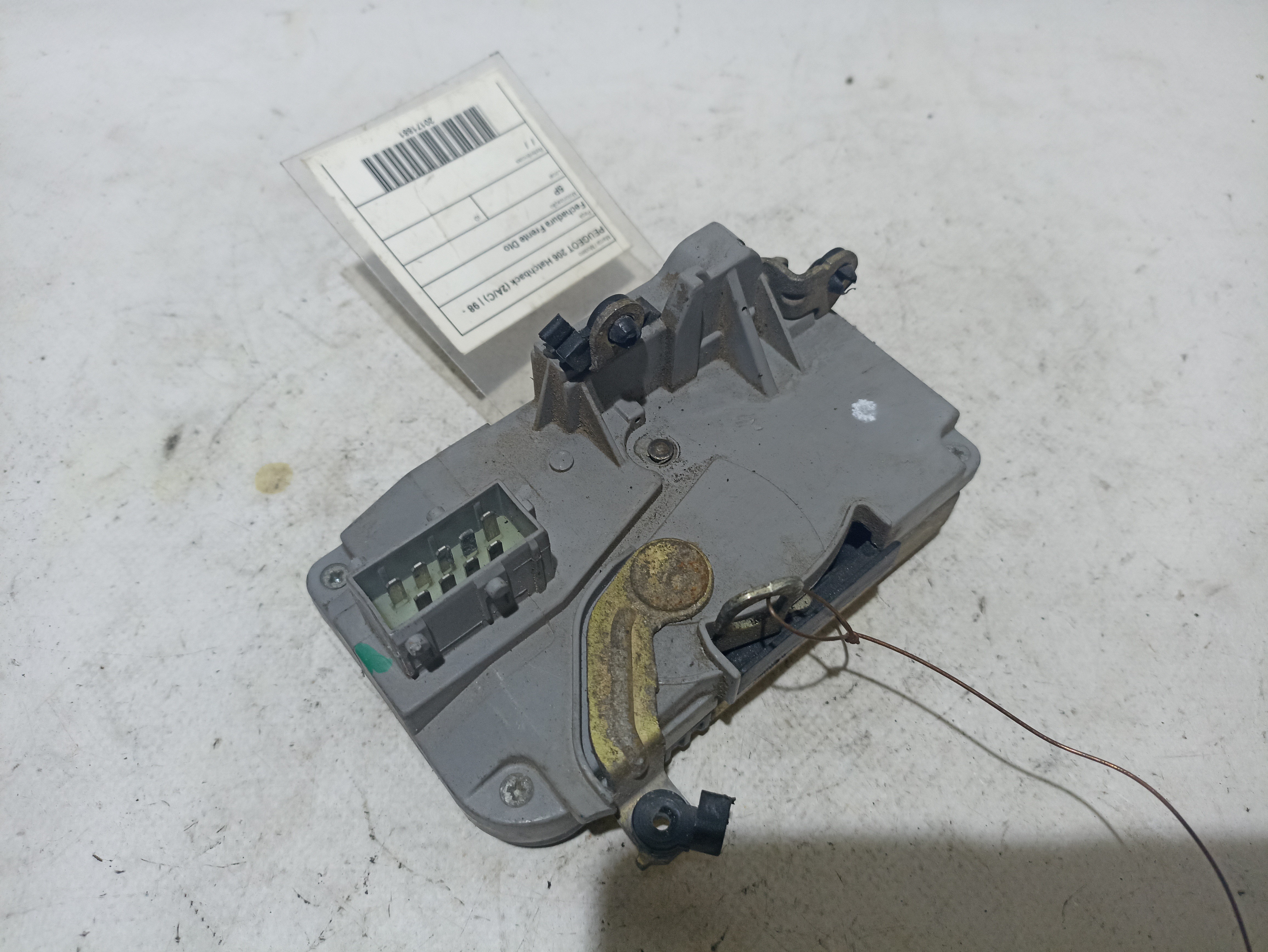 Front Right Door Lock PEUGEOT 206 (2A/C) Imagem-1