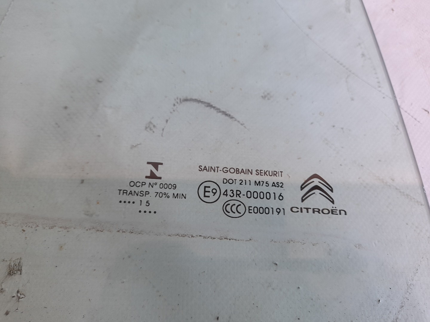 Right rear door glass CITROËN C4 Grand Picasso II (DA_, DE_) Imagem-2