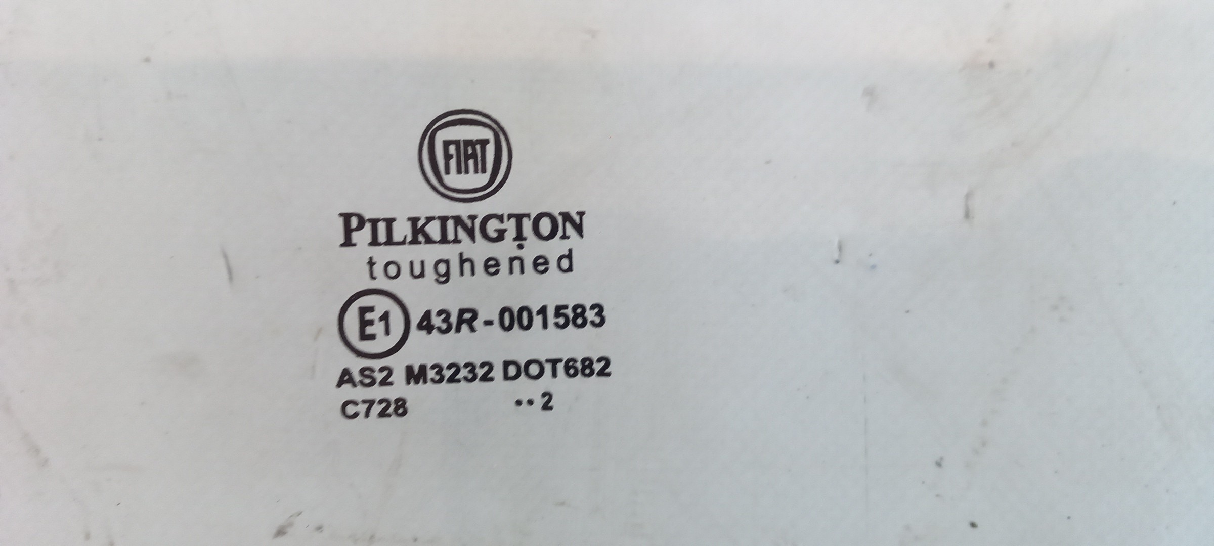 Right front door glass FIAT 500 (312_) Imagem-1