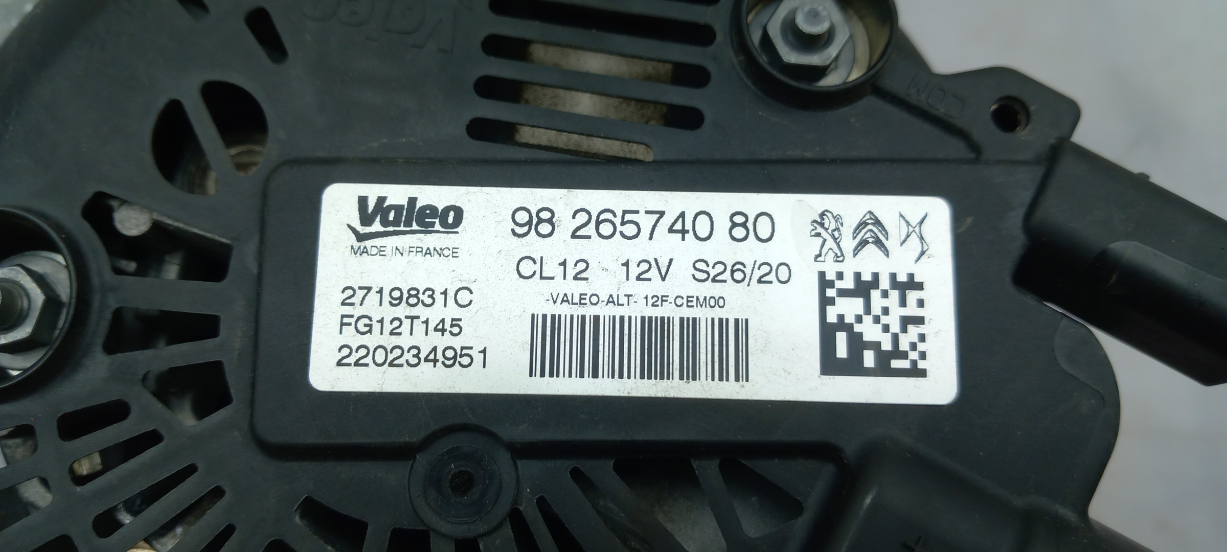 Alternador OPEL Corsa F Imagem-4