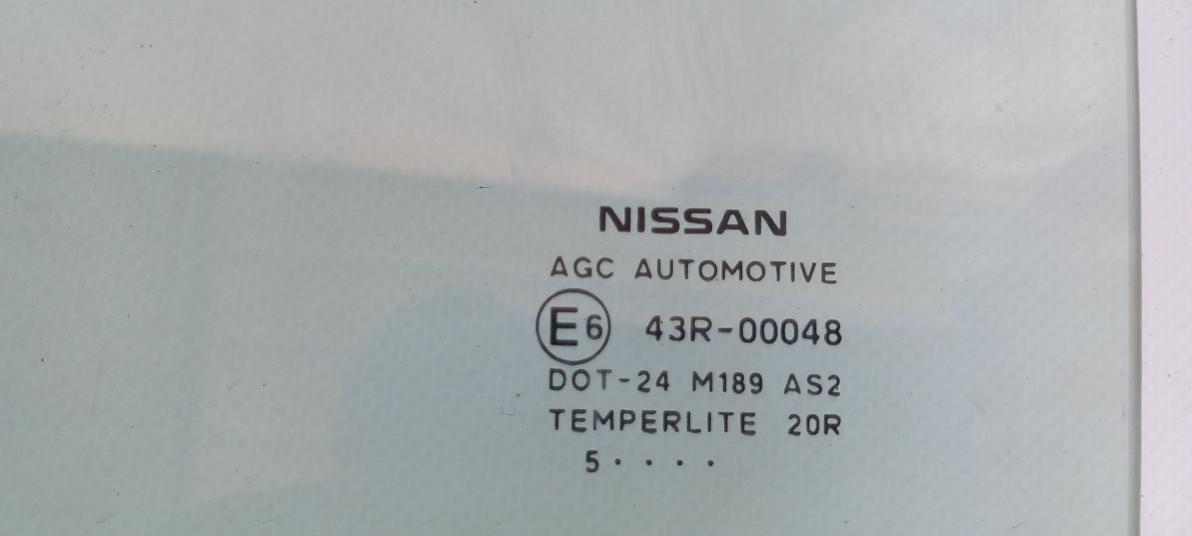 Left rear door glass NISSAN Note (E12) Imagem-1