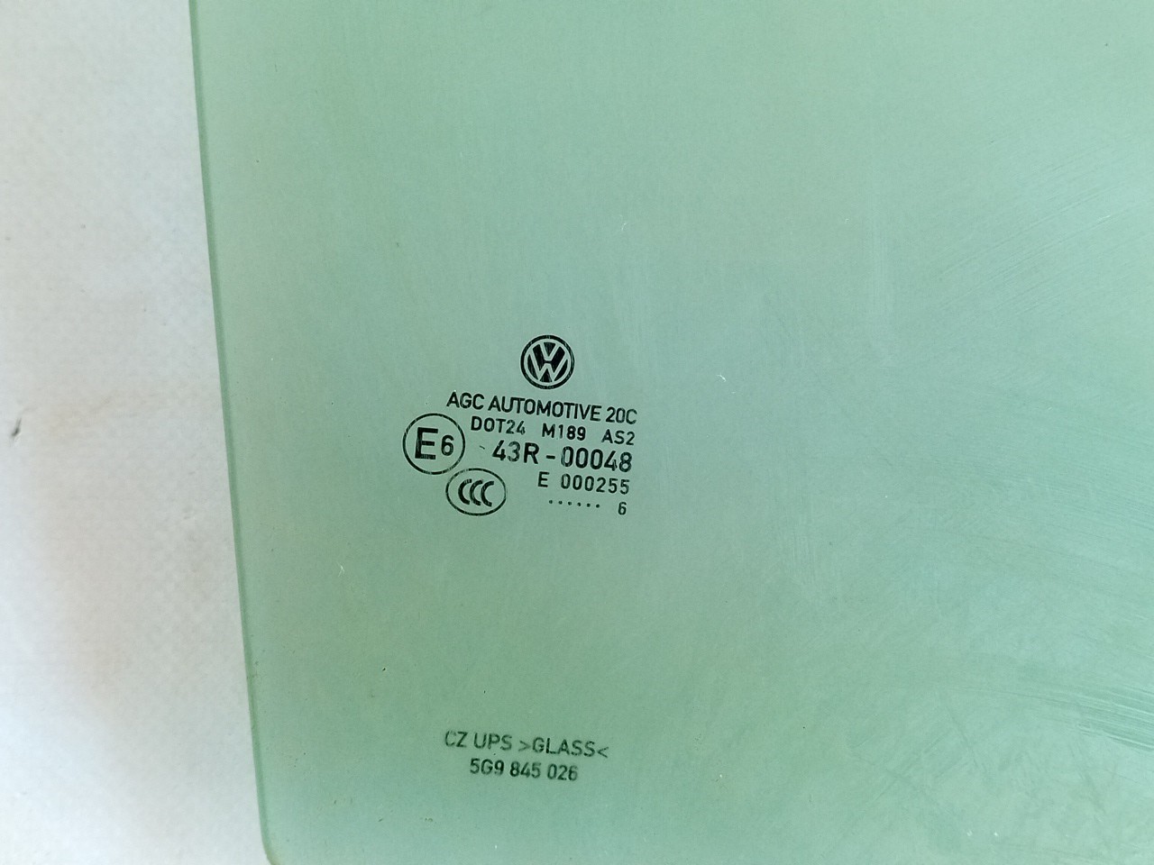 Right rear door glass VOLKSWAGEN Golf VII Variant (BA5, BV5) Imagem-1